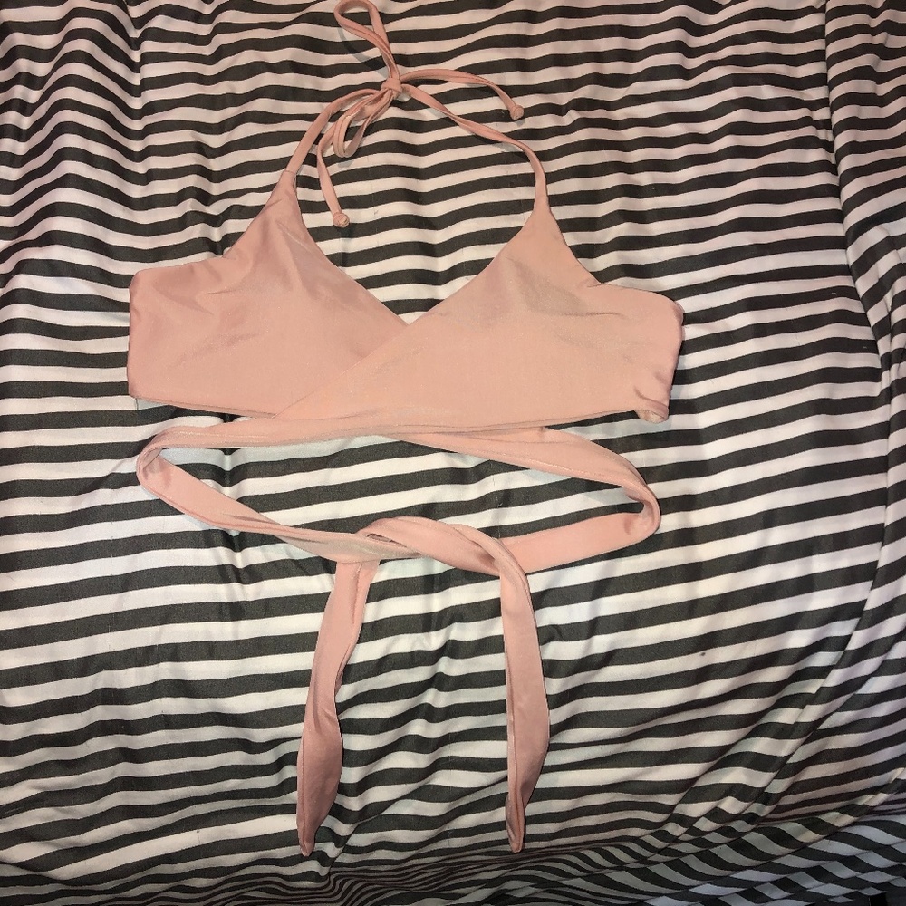 Soft Pink Bikini Top